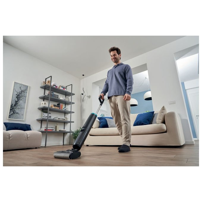 Hoover HW3Z00 011, Aspirapolvere Elettrica Senza Sacchetto, 0.55 L, 220 W, Nero