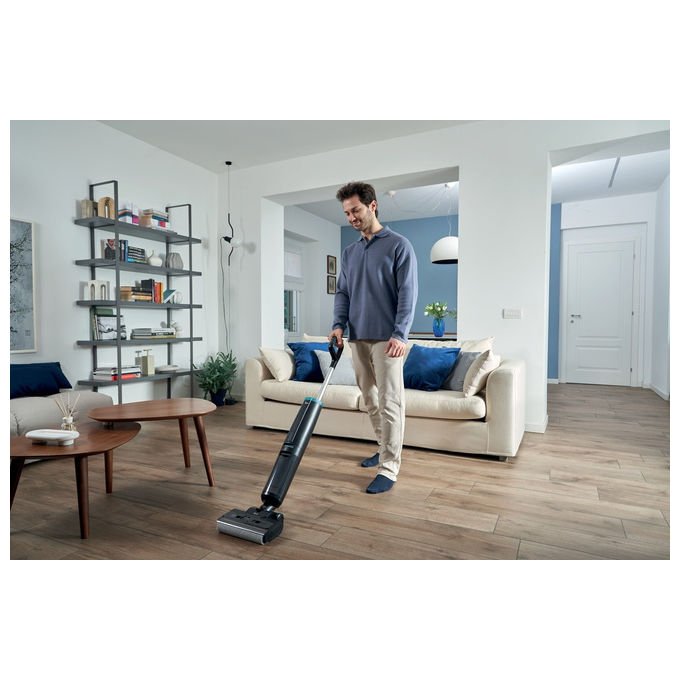 Hoover HW3Z00 011, Aspirapolvere Elettrica Senza Sacchetto, 0.55 L, 220 W, Nero