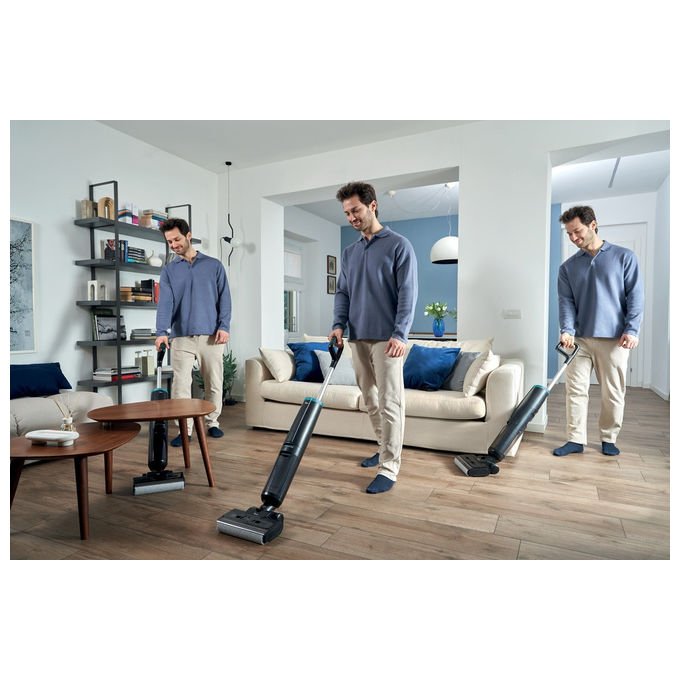 Hoover HW3Z00 011, Aspirapolvere Elettrica Senza Sacchetto, 0.55 L, 220 W, Nero