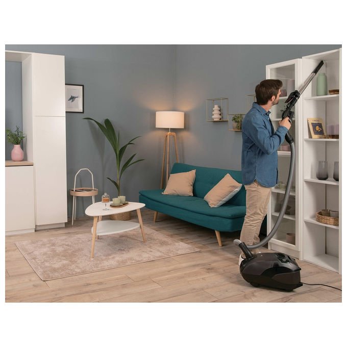 Hoover, Aspirapolvere a Traino, 6L, Nero, Silenzioso, HE721PAF 011
