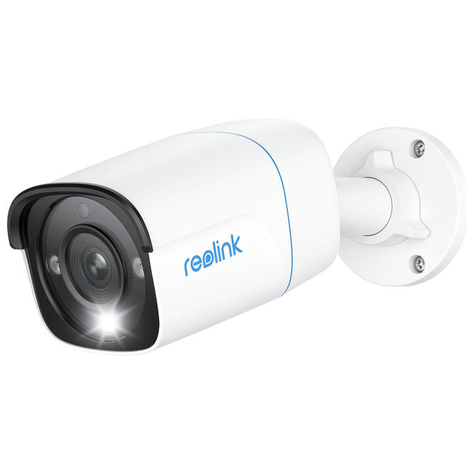 Reolink 6975253983759 Serie P330 Telecamera di Sicurezza IP 4K UHD 8MP PoE IP66 Visione Notturna 30m MicroSD fino a 256GB colore Bianco
