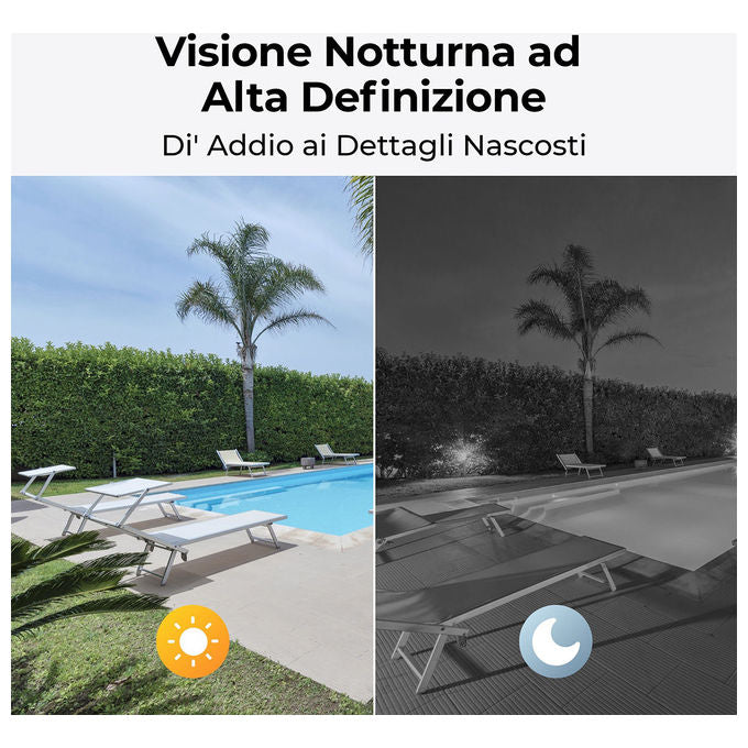 Reolink NVS8-5MB4 Kit di Videosorveglianza Cablato 8 Canali 4 Telecamere PoE 5MP HDD 2TB Espandibile a 12TB colore Nero