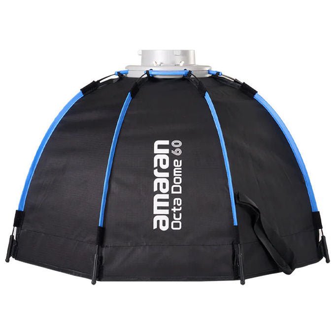 Amaran AM-6977162451015 Octa Dome 60 Softbox Ottagonale 60 cm per Fotografia Ritroto e Interviste con Montatura Bowens colore Nero