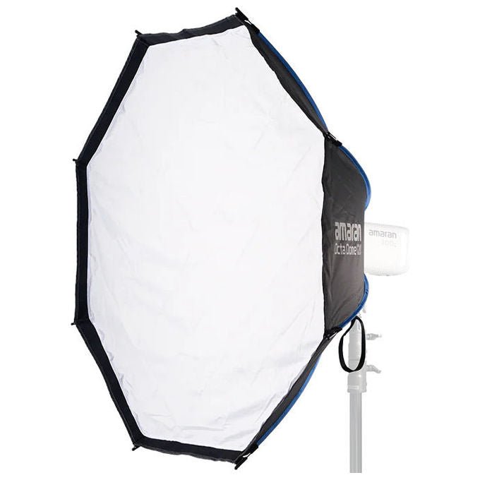 Amaran AM-6977162451039 Octa Dome 120 Softbox Ottagonale per Fotografia e Video con Montatura Bowens e Design a 8 Lati colore Nero