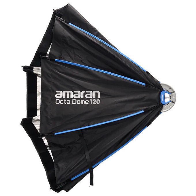 Amaran AM-6977162451039 Octa Dome 120 Softbox Ottagonale per Fotografia e Video con Montatura Bowens e Design a 8 Lati colore Nero