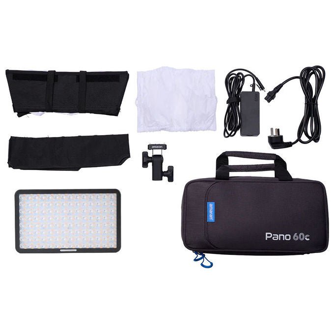 Amaran 6977162452579 Pano 60c Pannello Luminoso LED RGBWW 60 W 2300 K - 10000 K CRI 96 colore Nero