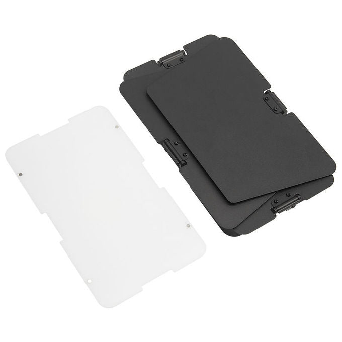 Amaran 6977162453347 Pano 60c Barn Doors Snapgrid con diffusore rimovibile per controllo luce 480 g colore Nero