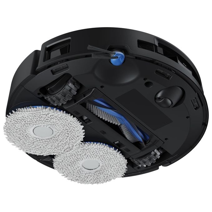 Ecovacs DEEBOTT50OMNIGEN3BLACK DEEBOT T50 OMNI Gen3 Robot aspirapolvere lavapavimenti AIVI 3D 3.0 25.000 Pa ZeroTangle 3.0 stazione OMNI All-in-One lavaggio a 75 °C colore Nero