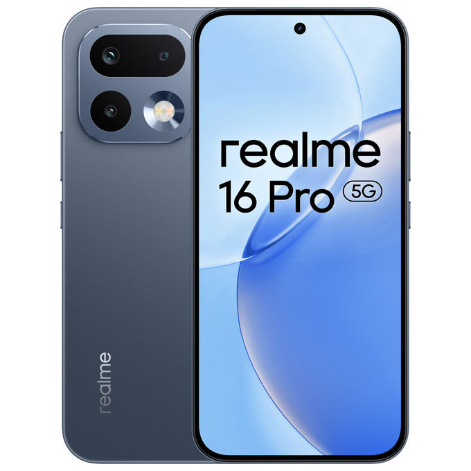 Realme, Smartphone 16 Pro 5G, 256GB, Grigio, Display 144Hz