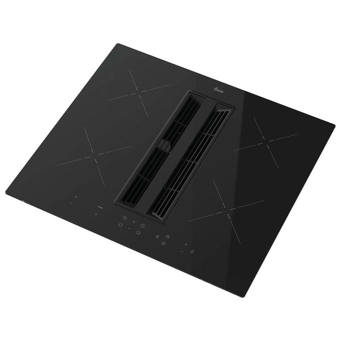 Hoover HIH6ICE, Piano Cottura a Induzione, 60 cm, 4 Fornelli, Nero, Da Incasso con Cappa - Yeppon