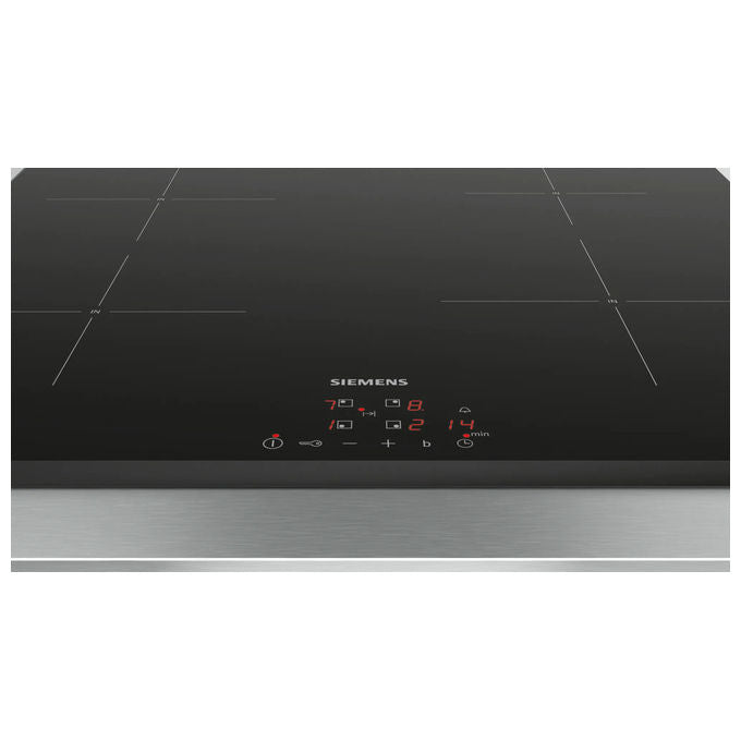 Siemens iQ100 EU63KBEB5E, Piano Cottura a Induzione, 60 cm, Vetroceramica Nero, Da Incasso - Yeppon
