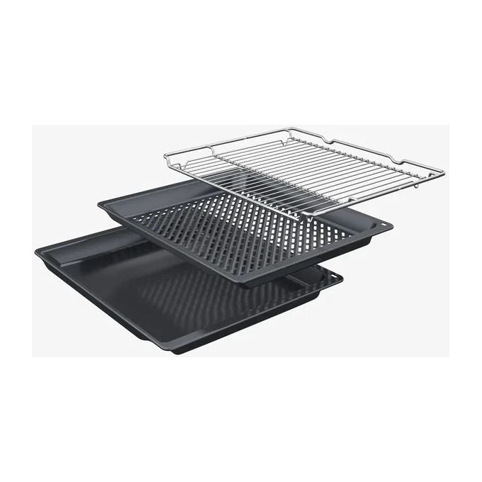 Siemens, Forno iQ300 HR272GES3, 71 L, Acciaio Inox, Multifunzione, Impulsi di Vapore, Pirolitico - Yeppon