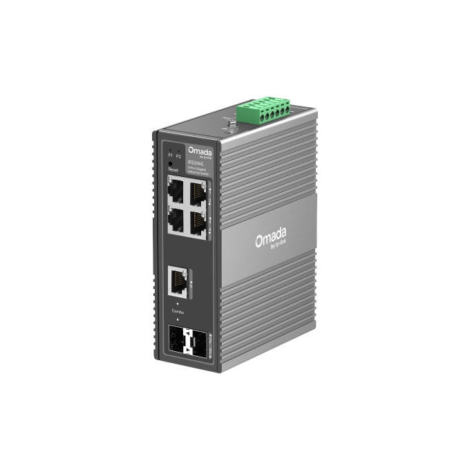 Tp - Link, Switch di rete gestito, Omada IES206G, Gigabit Ethernet, 6 porte, Nero - Yeppon