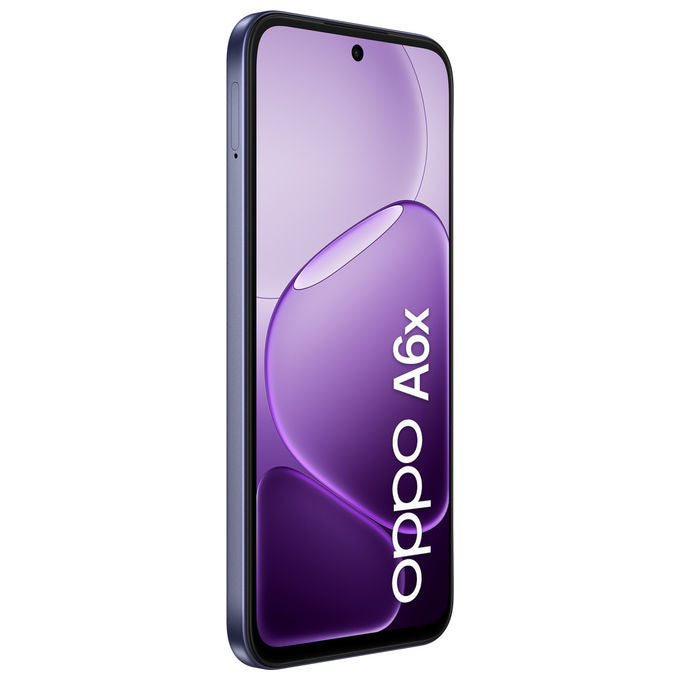 Oppo, Smartphone A6x, Display 6.75'' 120Hz, 4GB RAM, 128GB ROM, Doppia Fotocamera 13MP, Viola