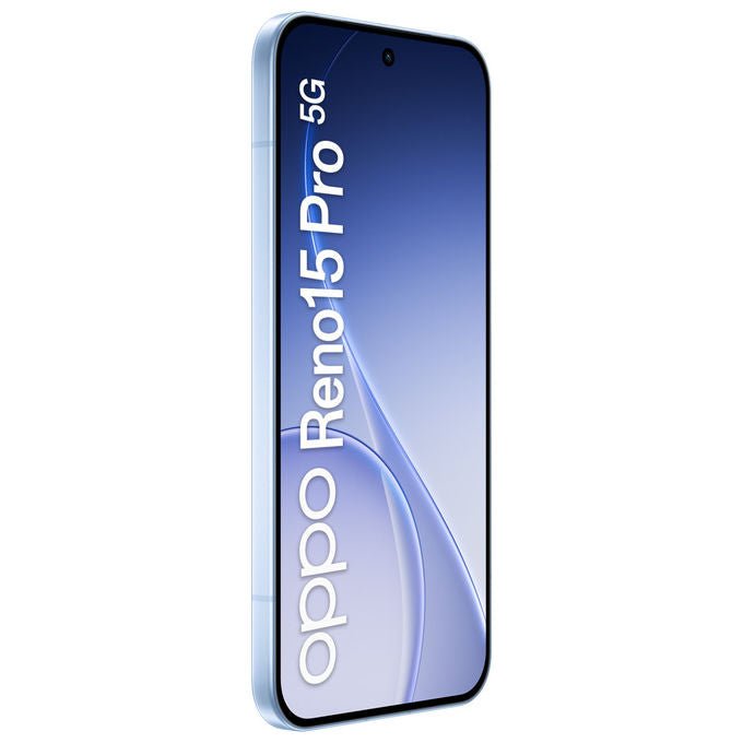 Oppo, Reno15 Pro 5G AI Smartphone, Tripla fotocamera 200MP, 12GB RAM, 512GB ROM, Aurora Blue