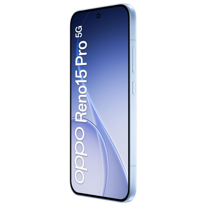 Oppo, Reno15 Pro 5G AI Smartphone, Tripla fotocamera 200MP, 12GB RAM, 512GB ROM, Aurora Blue