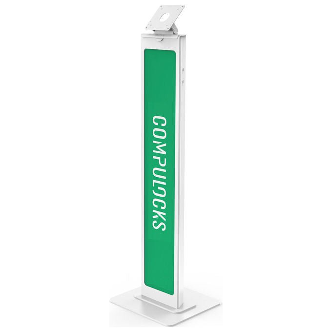 Compulocks, Supporto Tablet-UMPC, Passivo, Bianco, Da Pavimento, Per Interno