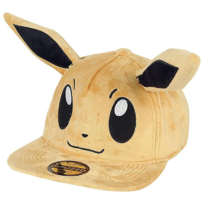 Pokémon, Cappellino Baseball Eevee, Beige, 80% Poliestere 20% Cotone - Yeppon