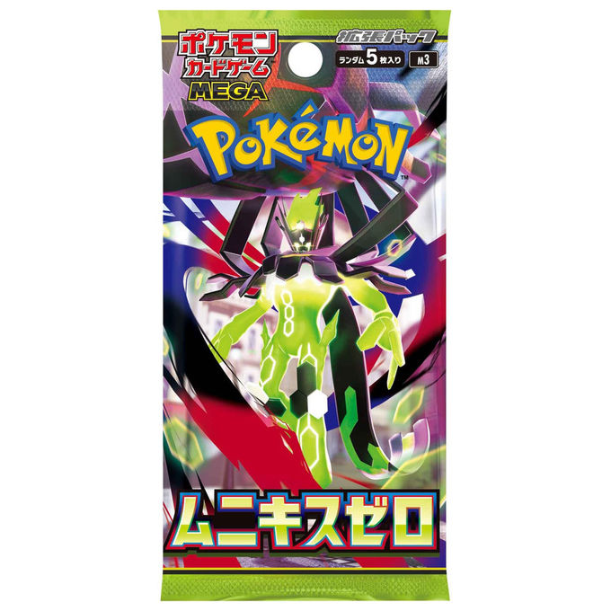 Pokemon, Mega Monikis Zero Box, Gioco di Carte, Espansione, 30 Buste