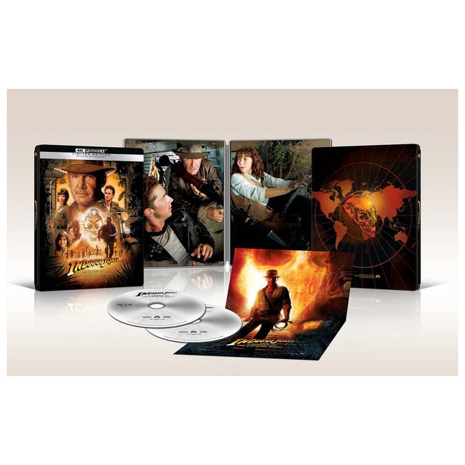 Indiana Jones E Il Regno Del Teschio Di Cristallo, Steelbook 4K UHD + Blu - ray, Koch Media - Yeppon
