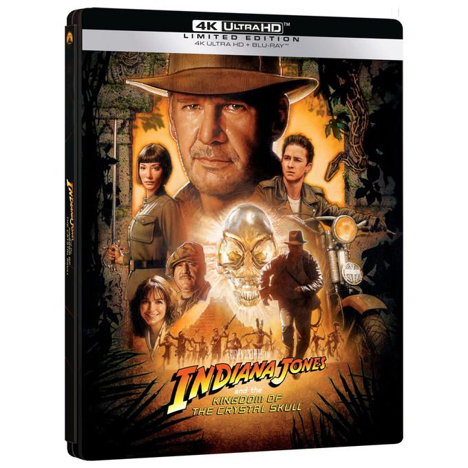 Indiana Jones E Il Regno Del Teschio Di Cristallo, Steelbook 4K UHD + Blu - ray, Koch Media - Yeppon