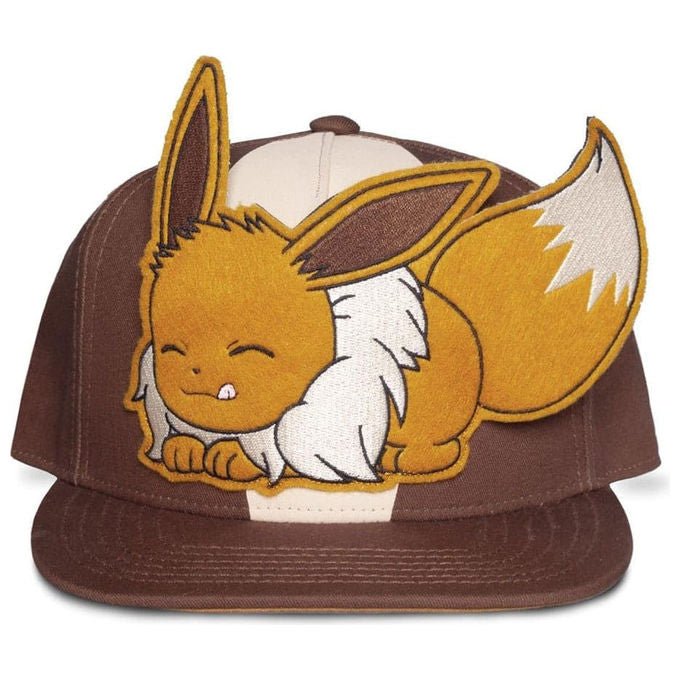 Difuzed, Cappellino Pokemon Eevee, Novita', Marrone, 100% Cotone