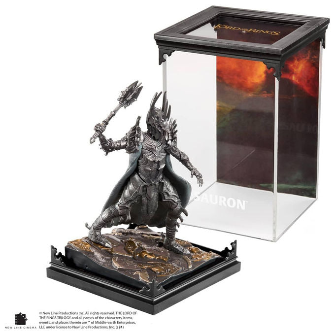 Noble Collection, Statua Sauron Il Signore degli Anelli, Diorama, 17 cm