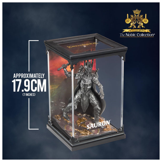 Noble Collection, Statua Sauron Il Signore degli Anelli, Diorama, 17 cm