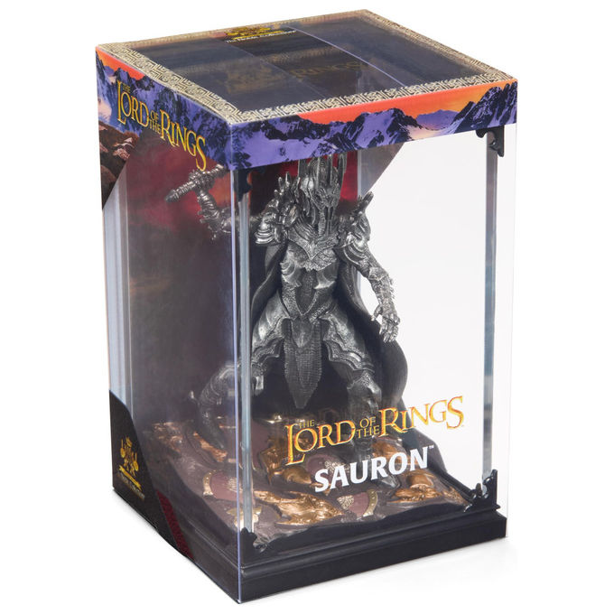 Noble Collection, Statua Sauron Il Signore degli Anelli, Diorama, 17 cm