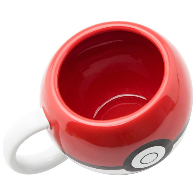 Abystyle, Tazza 3D, Pokémon Pokéball, 500 ml, Ceramica, Prodotto Ufficiale