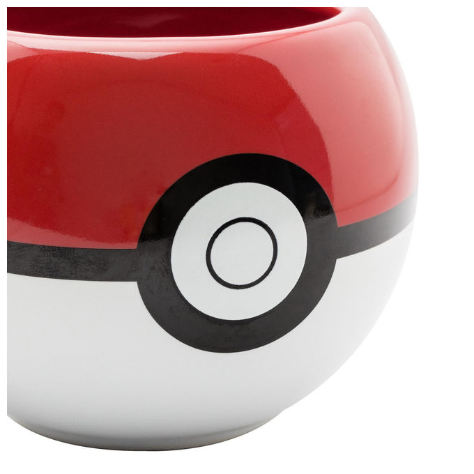 Abystyle, Tazza 3D, Pokémon Pokéball, 500 ml, Ceramica, Prodotto Ufficiale