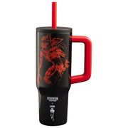 Bialetti, Tumbler Termico Stranger Things, Acciaio Inox, 900 ml, Con Cannuccia e Manico