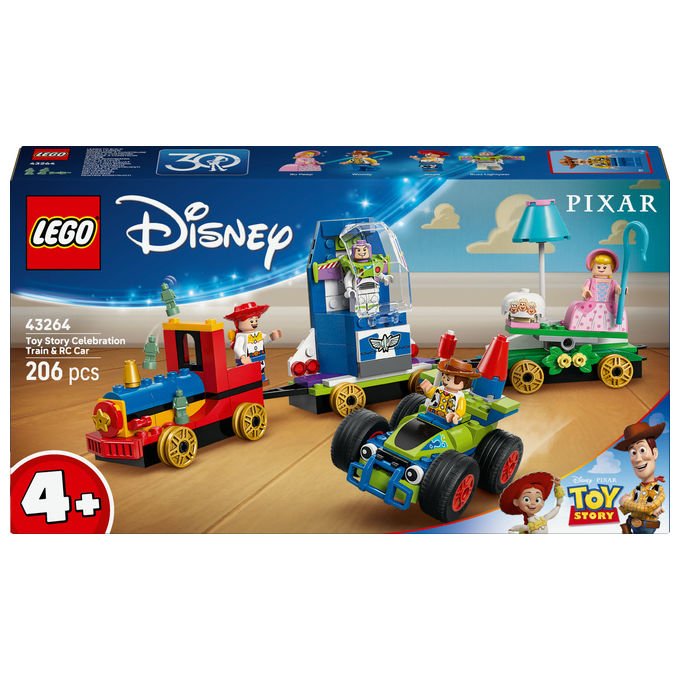 Lego Disney, Toy Story Treno della Festa e Auto RC 43264
