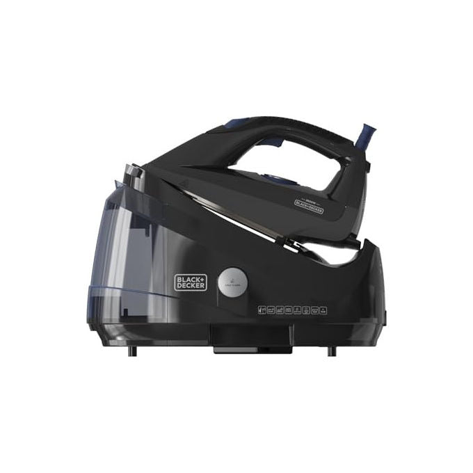 BLACK+DECKER, Centro Stiratura a Vapore, 2600W, 7 Bar, Serbatoio 1.5L, Vapore 130 g-min