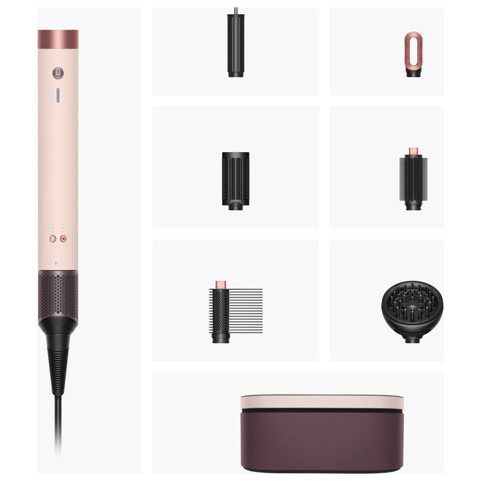 Dyson, Airwrap Coandax2, Multistyler, Per Capelli Ricci Molto Ricci, Rosa e Rose Gold