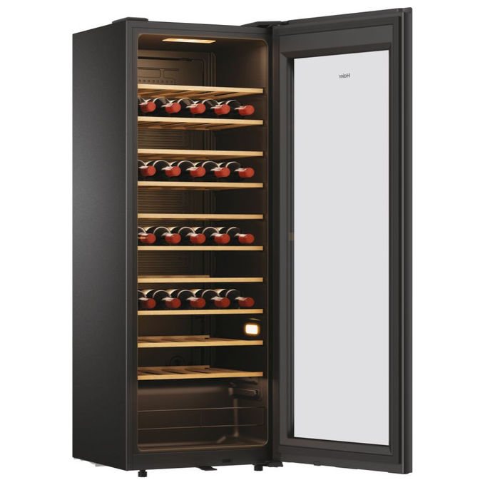 Haier, Cantina Vino, 58 Bottiglie, Libera Installazione, Nero, HWS58GGH1