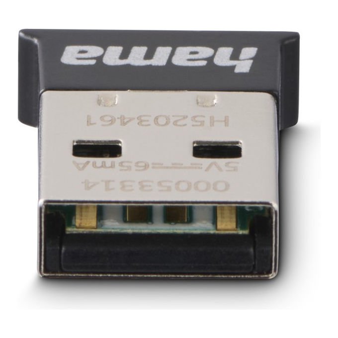 Hama, Adattatore Bluetooth 5.4, USB, 3 Mbit-s, Nero