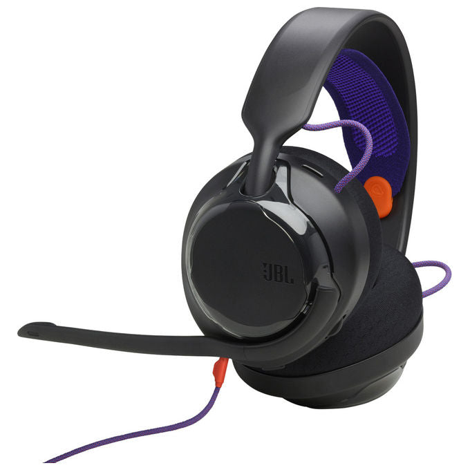 Jbl, Cuffie Gaming Quantum 250 Cablate Over-Ear con Microfono, Nero
