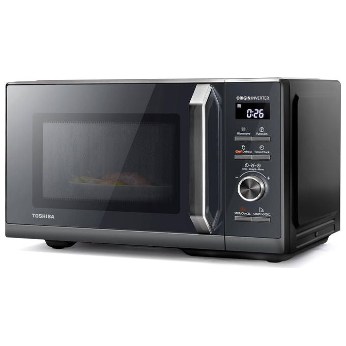 Toshiba, Microonde a Libera Installazione, Nero, MW3 AG25PF, 25 Litri, 900 Watt - Yeppon