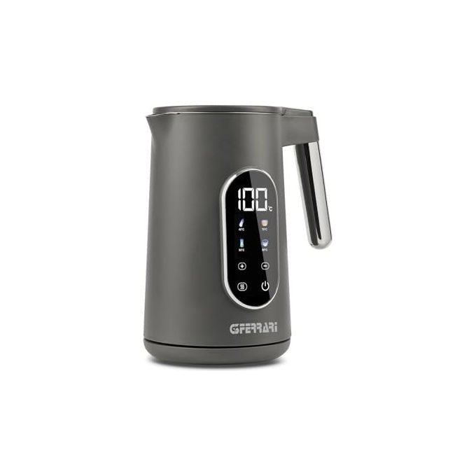 G3 Ferrari, Bollitore Elettrico, Tisaniere Tech, 1.7 Litri, 4 Programmi, Display Touch, Grigio