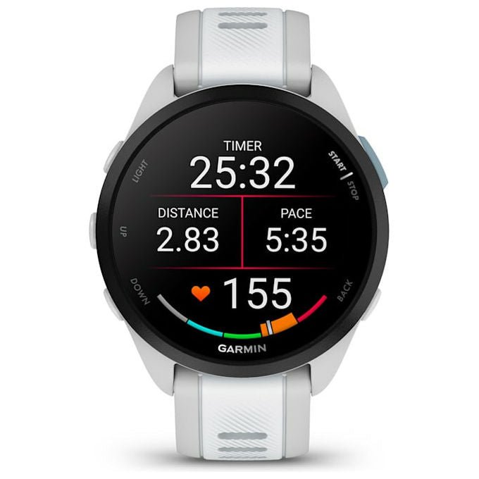 Garmin, Forerunner 165 Music, Smartwatch GPS, Display AMOLED, 43mm, Grigio