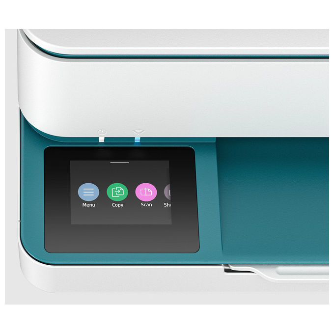 HP ENVY 6122E Stampante Multifunzione Inkjet a Colori Wi-Fi Stampa Fronte Retro Automatica Touchscreen Instant Ink colore Bianco