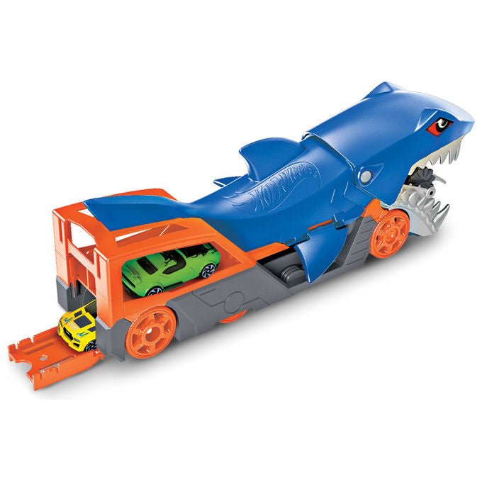 Hot Wheels, Trasportatore Squalo Affamato City GVG36, Playset con Veicoli