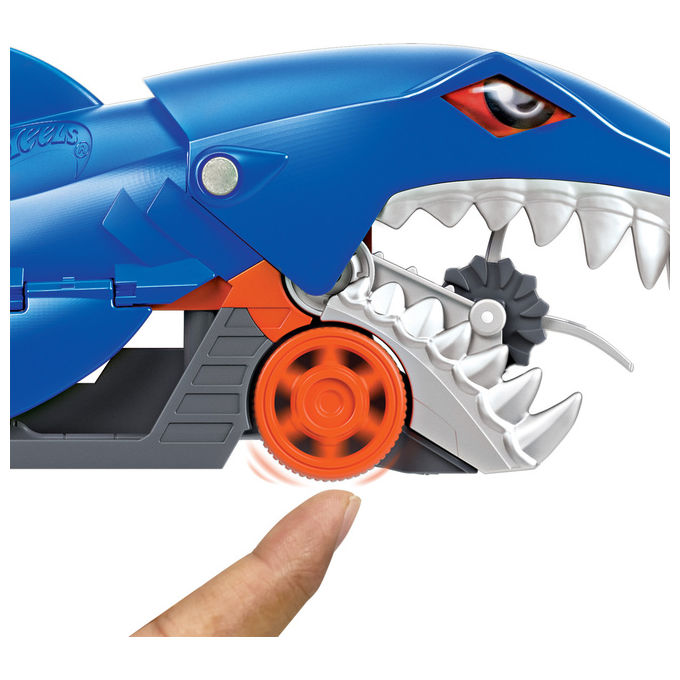 Hot Wheels, Trasportatore Squalo Affamato City GVG36, Playset con Veicoli