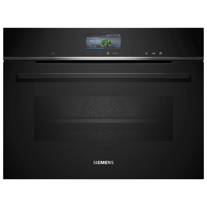 Siemens, iQ700 CS736G1B1 Forno a Vapore, Incasso, 47 Litri, Nero, A+ - Yeppon