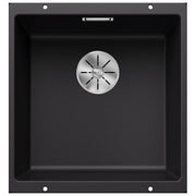 Blanco, Lavello Sottotop 53 x 46 cm, Nero, 1 Vasca, Silgranit Subline 500 - U - Yeppon