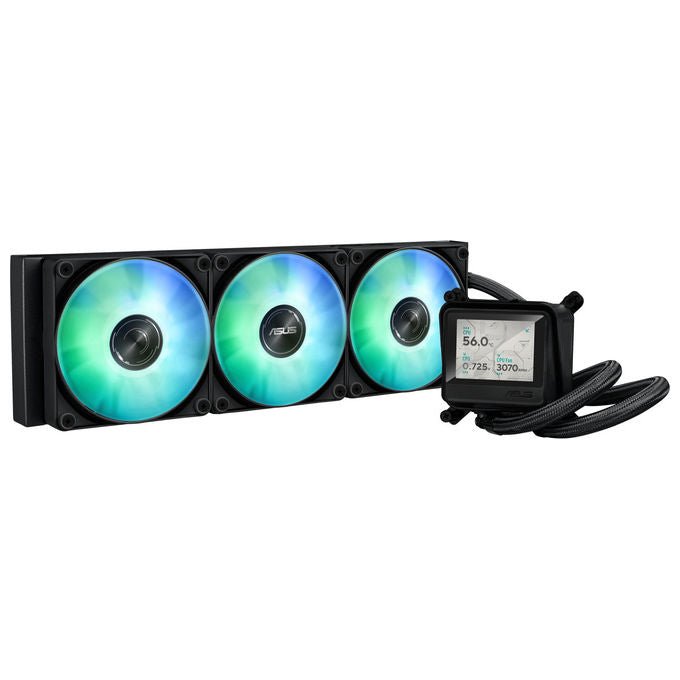 ASUS Max Gaming LC 360 ARGB LCD, Raffreddamento a Liquido All - in - One, Ventole 12 cm, Nero - Yeppon