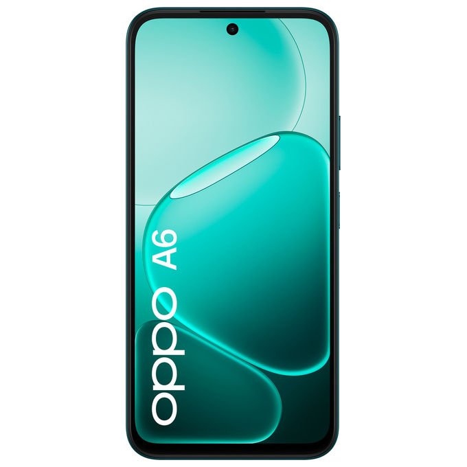 Oppo, Smartphone A6 4G, 6GB RAM, 256GB, Display 6.75'' 120Hz, Doppia Fotocamera 50MP, Nero