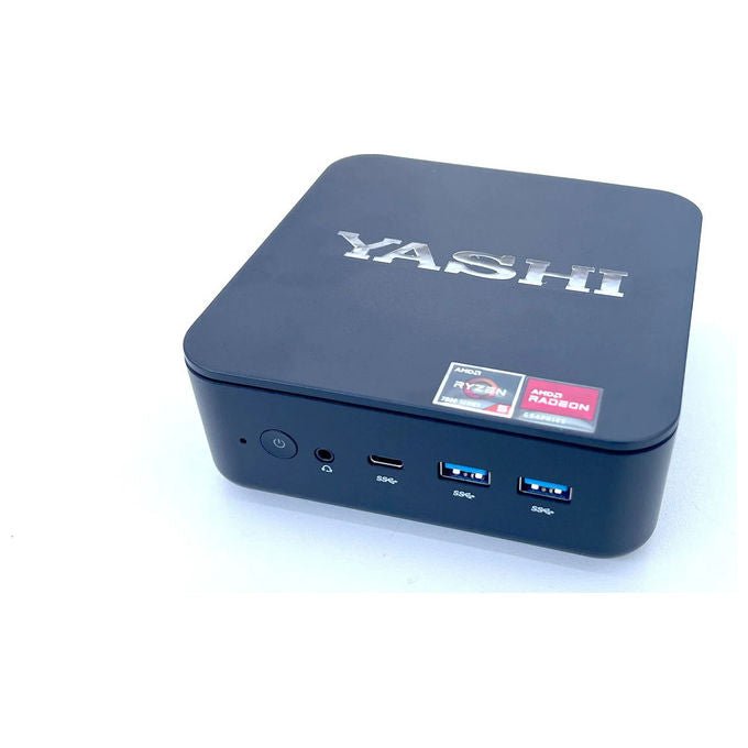 Yashi, Mini PC, AMD Ryzen 5 5500U, 16GB RAM, 512GB SSD, Windows 11 Pro, Nero - Yeppon