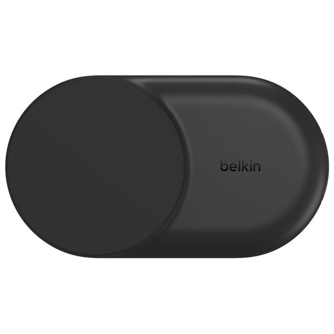 Belkin, Caricatore Wireless Magnetico Qi2, 25W, 3 in 1, Nero, Ricarica Rapida, USB-C